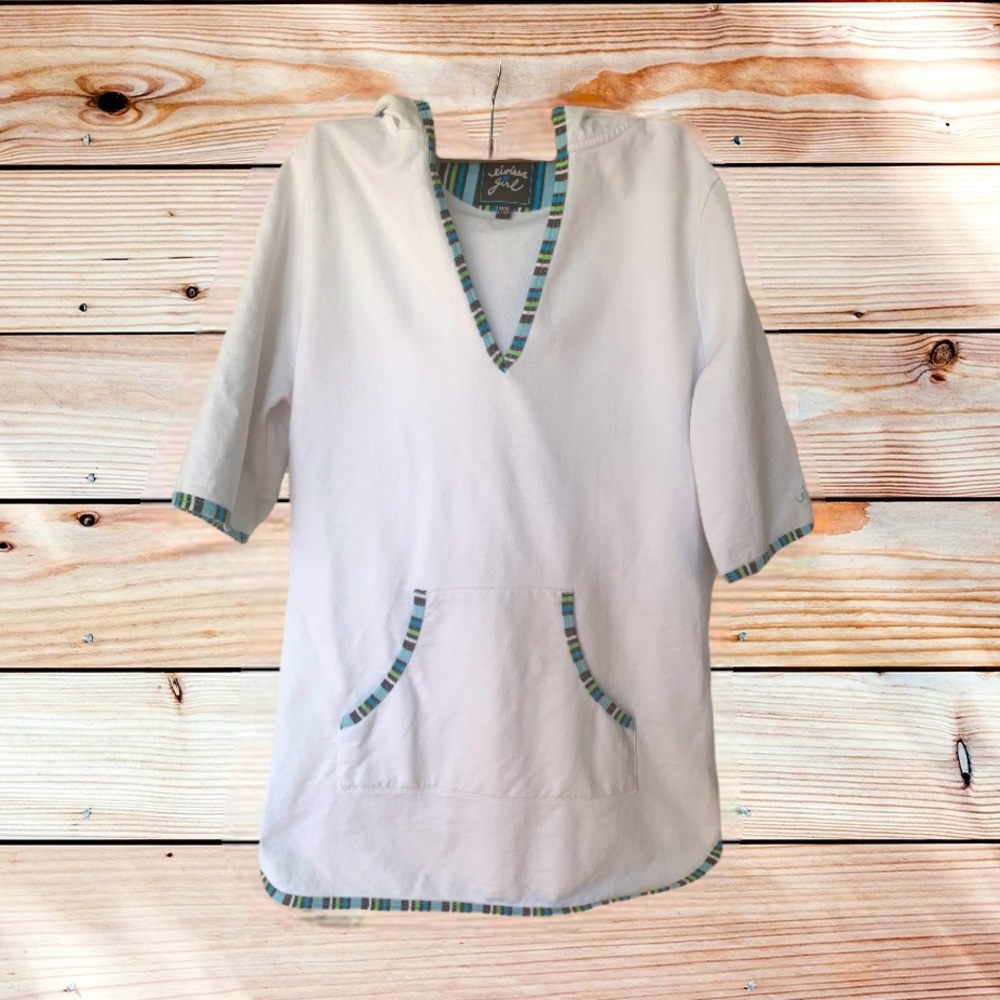 Eivissa Girls Swim Hooded Tunic Cover Up